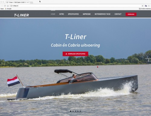 T-Liner krijgt een eigen website